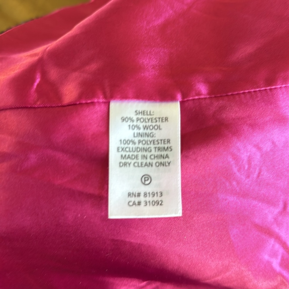 Anthropologie Blazing Bright Rainbow Plaid Coat Jacket - Picture 4 of 6